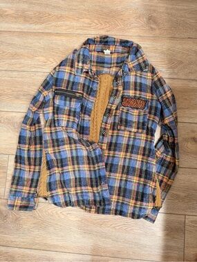 gimmicks by BKE Multicolor Plaid Button-Down Shirt 0073